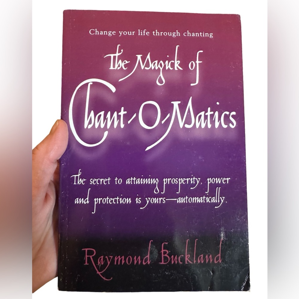 The magick of chant-o-matics
Book Raymond Buckland NEW AGE SC BOOK